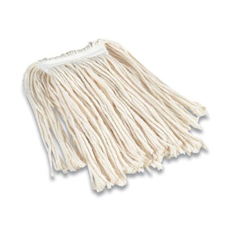 Coastwide Professional CUT-END WET MOP HEAD, COTTON, No 16, 1in HEADBAND, WHITE 24420793